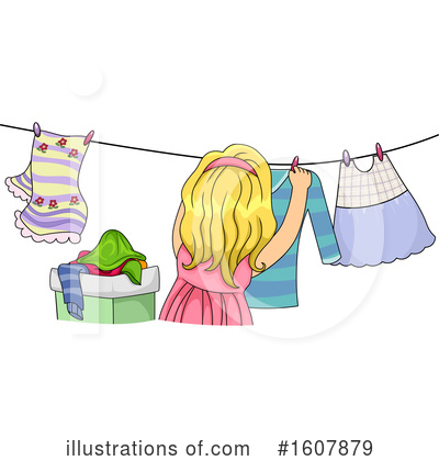 Laundry Clipart #1607879 by BNP Design Studio