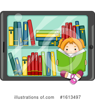 Library Clipart #1613497 by BNP Design Studio