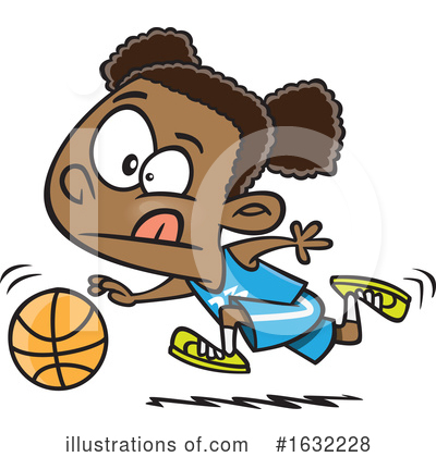 Basketball Clipart #1632228 by toonaday