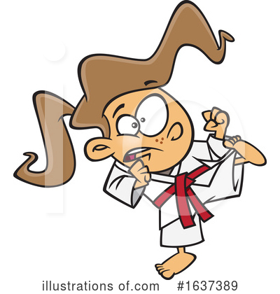 Karate Clipart #1637389 by toonaday
