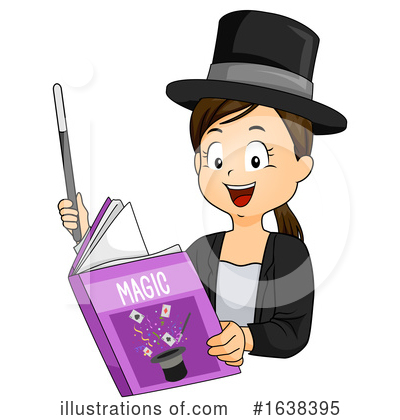 Magician Clipart #1638395 by BNP Design Studio