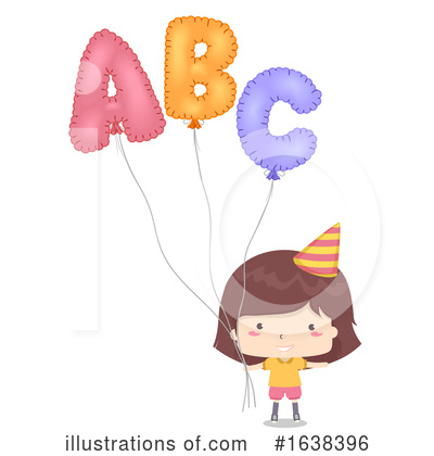 Party Balloons Clipart #1638396 by BNP Design Studio