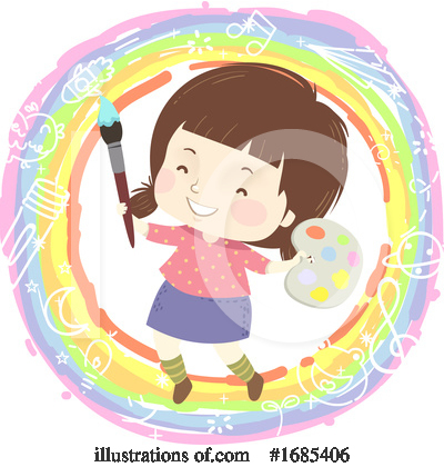Royalty-Free (RF) Girl Clipart Illustration by BNP Design Studio - Stock Sample #1685406