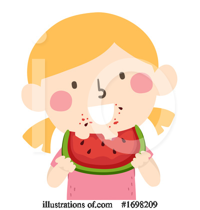 Watermelon Clipart #1698209 by BNP Design Studio