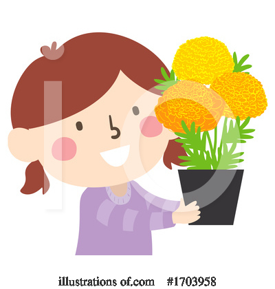 Marigold Clipart #1703958 by BNP Design Studio