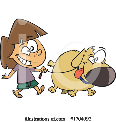 Dog Clipart #1704992 by toonaday