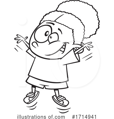 Royalty-Free (RF) Girl Clipart Illustration by toonaday - Stock Sample #1714941