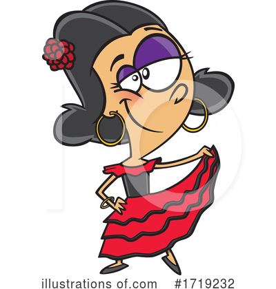 Dancer Clipart #1719232 by toonaday