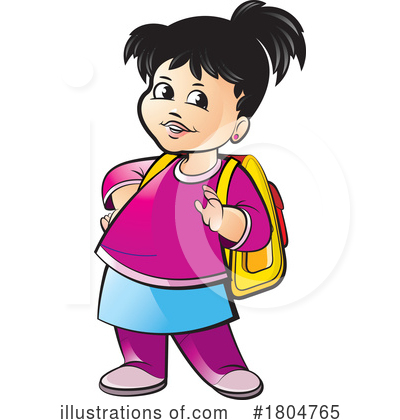 Royalty-Free (RF) Girl Clipart Illustration by Lal Perera - Stock Sample #1804765
