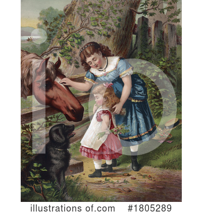 Royalty-Free (RF) Girl Clipart Illustration by JVPD - Stock Sample #1805289