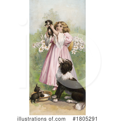 Royalty-Free (RF) Girl Clipart Illustration by JVPD - Stock Sample #1805291