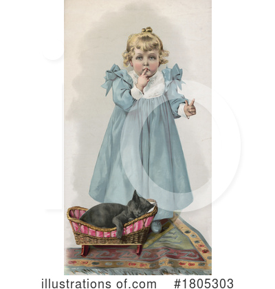 Royalty-Free (RF) Girl Clipart Illustration by JVPD - Stock Sample #1805303