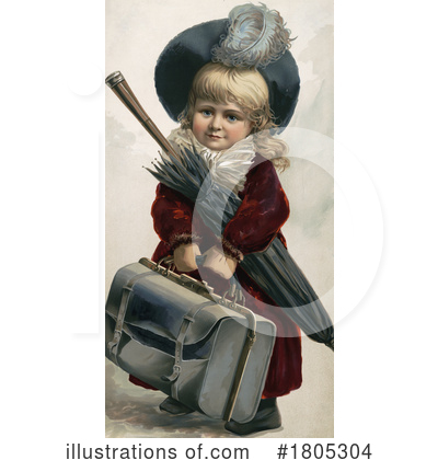 Royalty-Free (RF) Girl Clipart Illustration by JVPD - Stock Sample #1805304