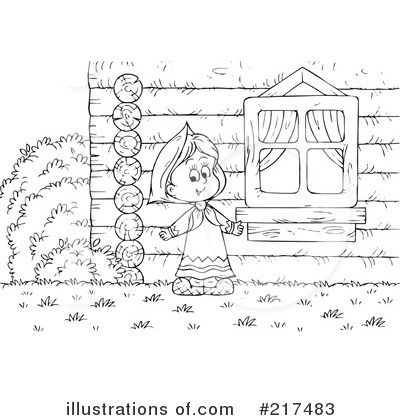 Royalty-Free (RF) Girl Clipart Illustration by Alex Bannykh - Stock Sample #217483