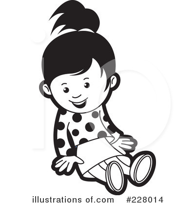 Royalty-Free (RF) Girl Clipart Illustration by Lal Perera - Stock Sample #228014