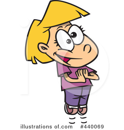 Royalty-Free (RF) Girl Clipart Illustration by toonaday - Stock Sample #440069