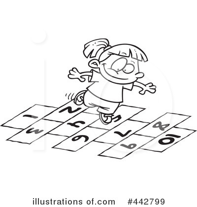 Hopscotch Clipart #442799 by toonaday