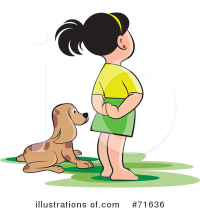 Royalty-Free (RF) Girl Clipart Illustration by Lal Perera - Stock Sample #71636