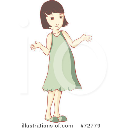 Royalty-Free (RF) Girl Clipart Illustration by Bad Apples - Stock Sample #72779