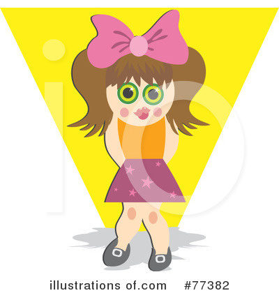Royalty-Free (RF) Girl Clipart Illustration by Prawny - Stock Sample #77382