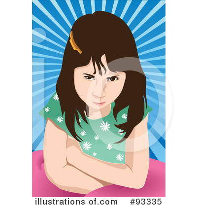 Royalty-Free (RF) Girl Clipart Illustration by mayawizard101 - Stock Sample #93335