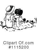 Girlfriends Clipart #1115200 by Prawny Vintage