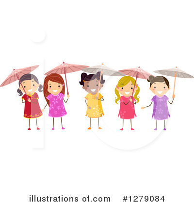 Royalty-Free (RF) Girls Clipart Illustration by BNP Design Studio - Stock Sample #1279084