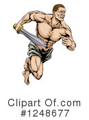 Gladiator Clipart #1248677 by AtStockIllustration