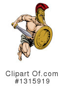 Gladiator Clipart #1315919 by AtStockIllustration