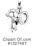 Gladiator Clipart #1327487 by AtStockIllustration