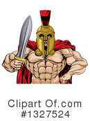 Gladiator Clipart #1327524 by AtStockIllustration