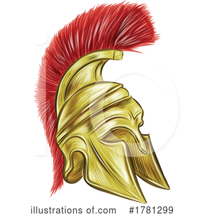 Royalty-Free (RF) Gladiator Clipart Illustration by Domenico Condello - Stock Sample #1781299