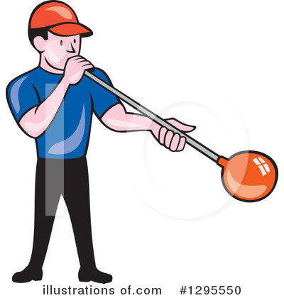 Royalty-Free (RF) Glass Blower Clipart Illustration by patrimonio - Stock Sample #1295550