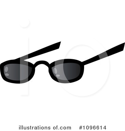 Royalty-Free (RF) Glasses Clipart Illustration by Hit Toon - Stock Sample #1096614