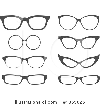Royalty-Free (RF) Glasses Clipart Illustration by vectorace - Stock Sample #1355025