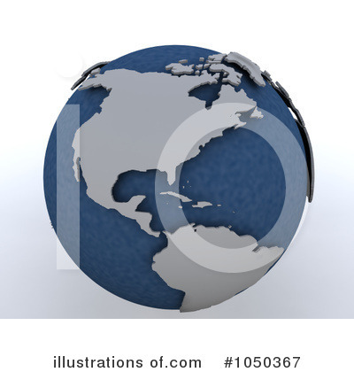 Royalty-Free (RF) Globe Clipart Illustration by KJ Pargeter - Stock Sample #1050367