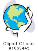 Globe Clipart #1069445 by Johnny Sajem