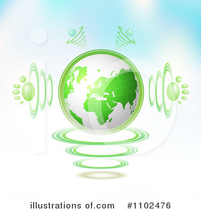 Royalty-Free (RF) Globe Clipart Illustration by merlinul - Stock Sample #1102476