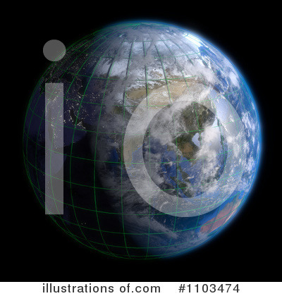 Royalty-Free (RF) Globe Clipart Illustration by Leo Blanchette - Stock Sample #1103474