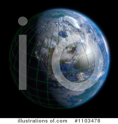 Royalty-Free (RF) Globe Clipart Illustration by Leo Blanchette - Stock Sample #1103478