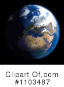 Globe Clipart #1103487 by Leo Blanchette