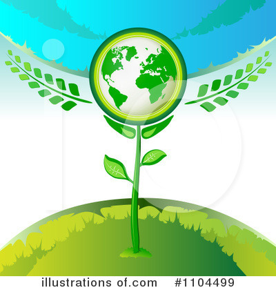 Royalty-Free (RF) Globe Clipart Illustration by merlinul - Stock Sample #1104499