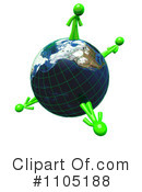 Globe Clipart #1105188 by Leo Blanchette
