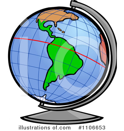 Desk Globe Clipart #1106653 by Cartoon Solutions