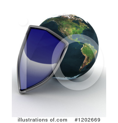 Globe Clipart #1202669 by KJ Pargeter