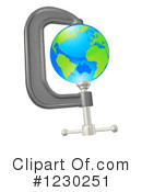 Globe Clipart #1230251 by AtStockIllustration