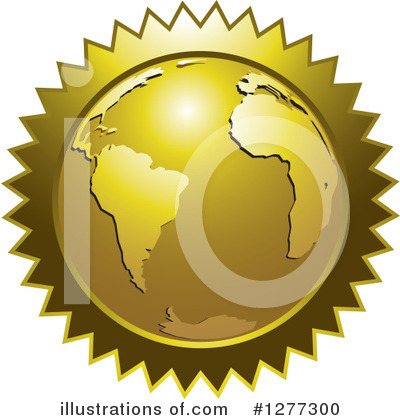 Royalty-Free (RF) Globe Clipart Illustration by Lal Perera - Stock Sample #1277300