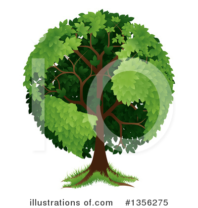 Tree Clipart #1356275 by AtStockIllustration