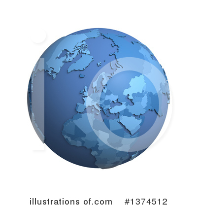 Royalty-Free (RF) Globe Clipart Illustration by Michael Schmeling - Stock Sample #1374512