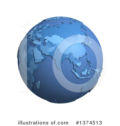 Royalty-Free (RF) Globe Clipart Illustration by Michael Schmeling - Stock Sample #1374513